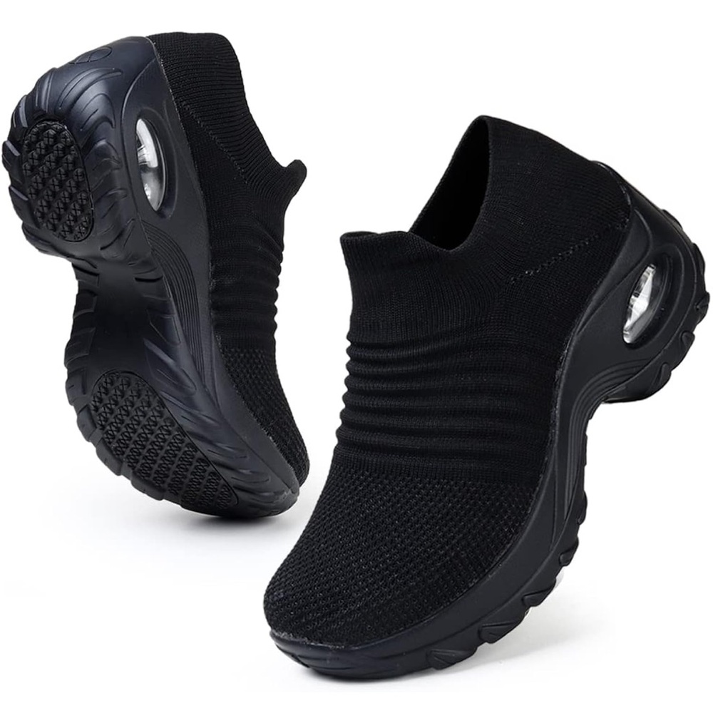 Black‎ Slip-On Jazz Dance 💃 Sneakers